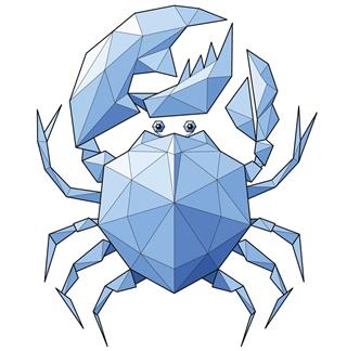 Crab zodiac symbol