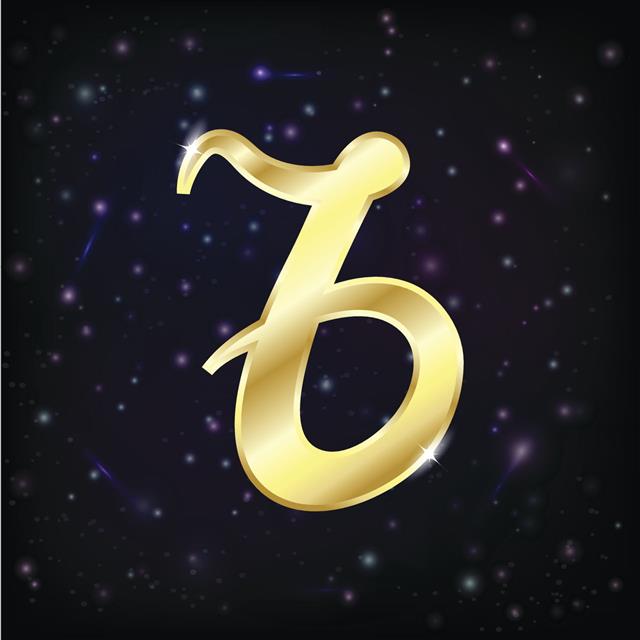 Gold Horoscope Zodiac Sign Capricorn