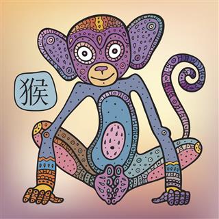 Chinese zodiac monkey