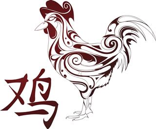Chinese Zodiac Rooster Symbol