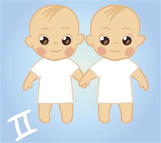 Babies with gemini sign