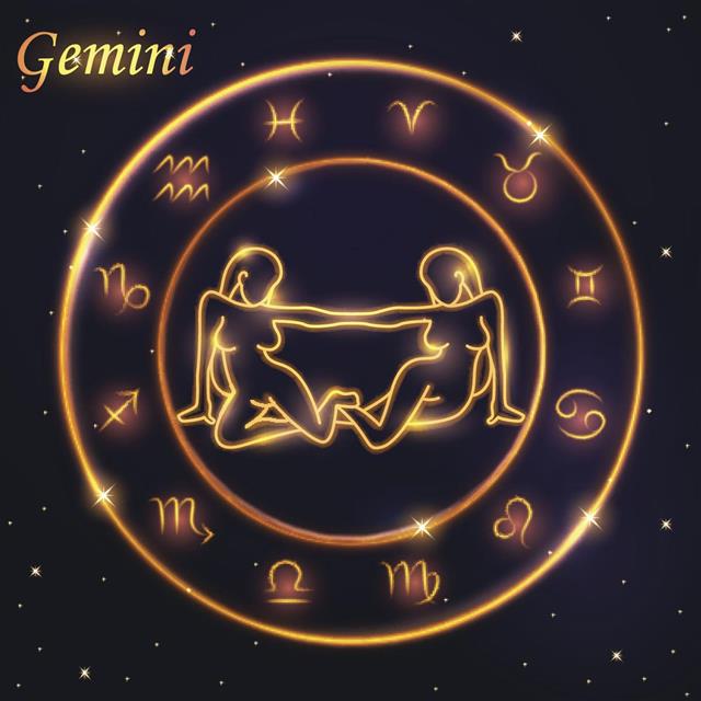 Light symbol of gemini