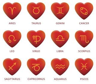 Horoscope Signs Hearts