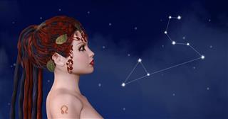 Leo zodiac tattoo and constellation