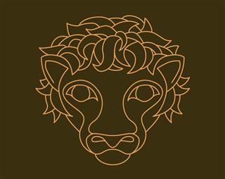 Horoscope sign lion