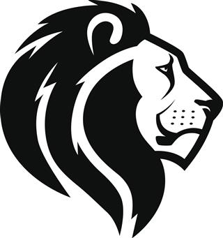 Lion head symbol