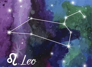 Zodiac sign with constellation
