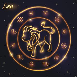 Astrological leo symbol