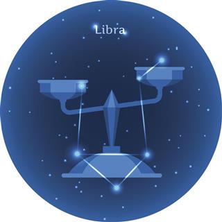 Zodiac symbol libra