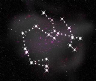 Sagittarius Zodiac Sign Constellation Map