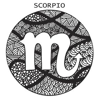 Hand Drawn Zodiac Sign Scorpio