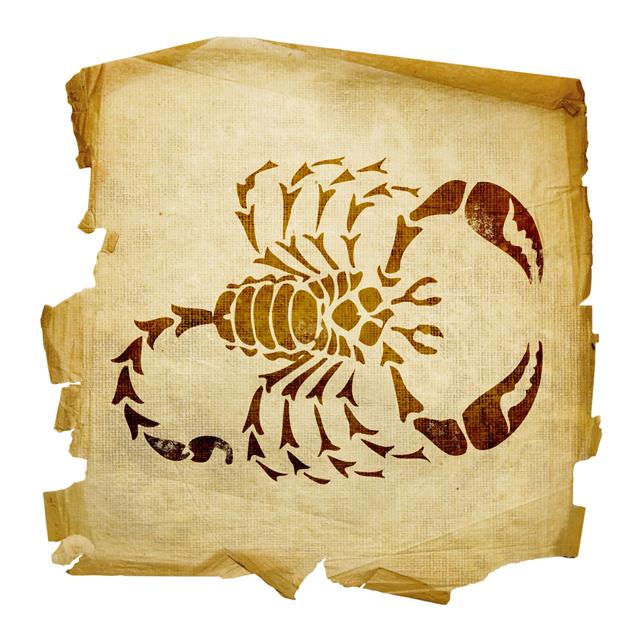 Scorpio Zodiac Old Icon