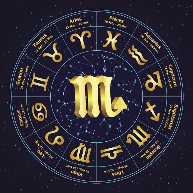 Gold Sign Of Zodiac Scorpio