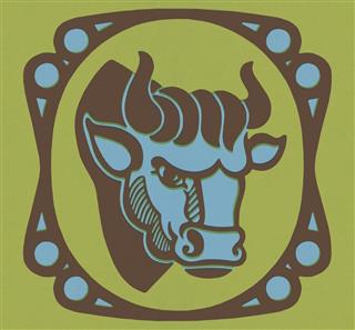 Taurus zodiac symbol