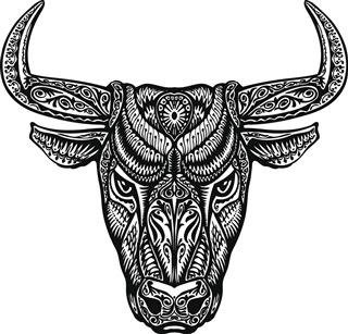 Decorative bull