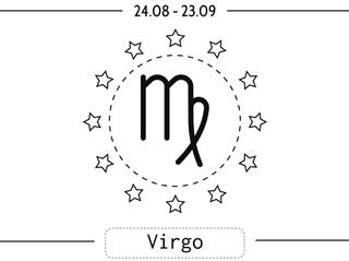 Zodiac sign virgo