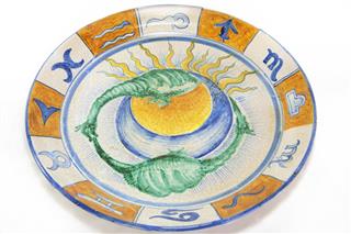 Ceramic Plate with Zodiac Sign