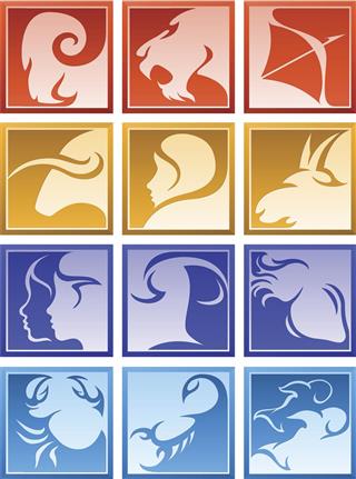 Square zodiac signs