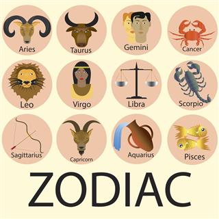 Zodiac in cartoon style