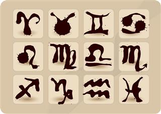 Zodiac signs Set