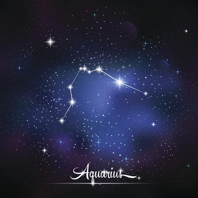 Zodiacal constellation Aquarius