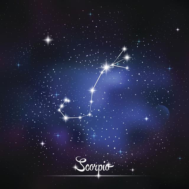 Zodiacal constellation Scorpio