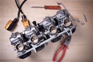 Carburetor With Hand Tools