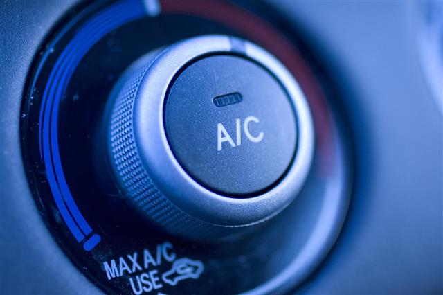 Air Conditioning Button In Car