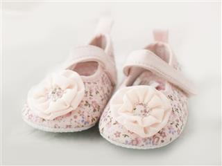 Soft Pink Baby Shoes
