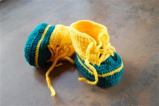 Crochet Babies Training Shoes