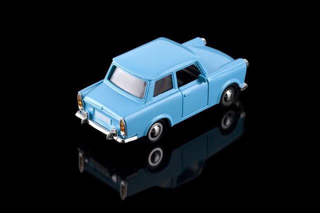 Blue Toy Car Classic Trabant