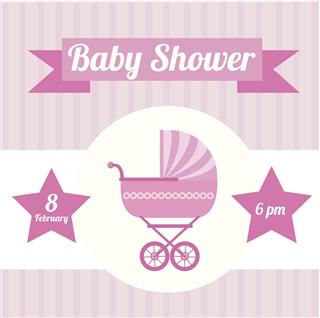 Baby shower design card