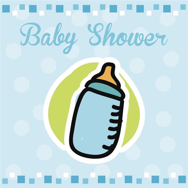 Baby shower card design