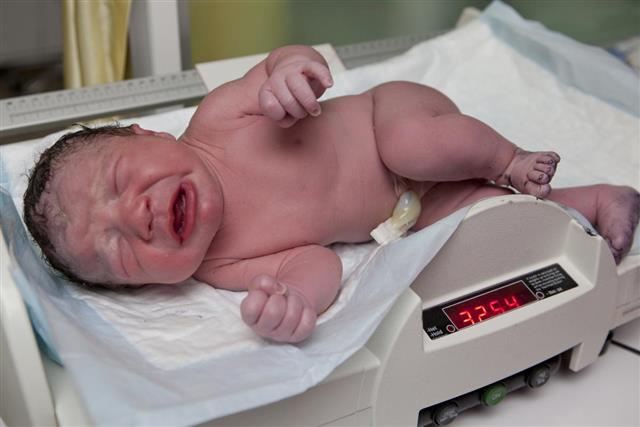 Newborn first weight