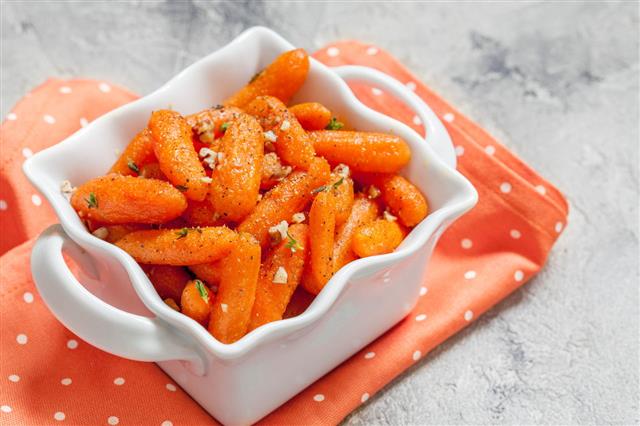 Honey Glazed Baby Carrots