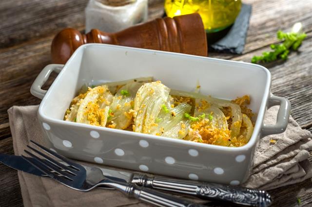 Baked Fennel With Parmesan