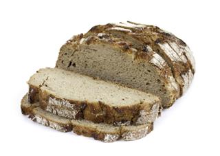 Sliced Crusty Whole Grain Bread