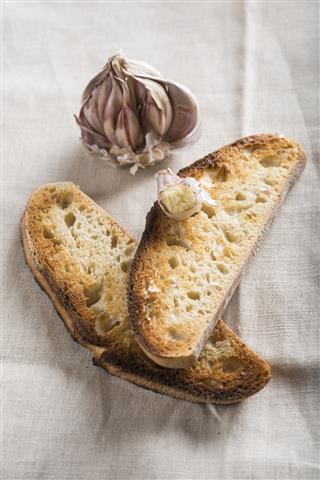 Garlic Bread Toasts