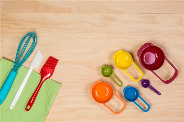 Colorful Baking And Pastry Tools