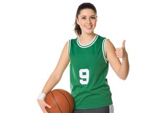 Young Girl Basketball Player