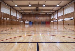 Retro Indoor Gymnasium