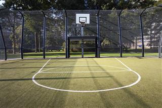 Basketball And Soccer Cage