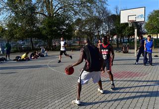 Basketball Playground In Rome