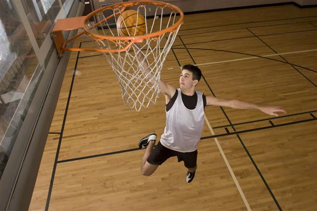 Basketball Player Jumping