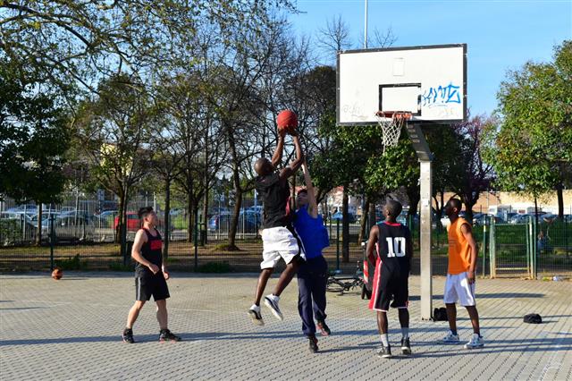 Basketball Playground In Rome
