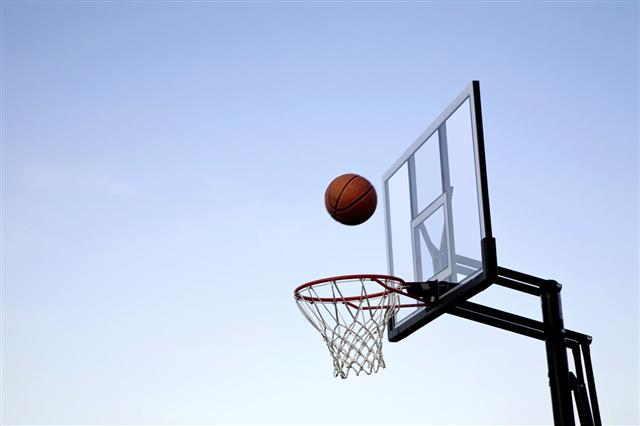 Basketball And Hoop