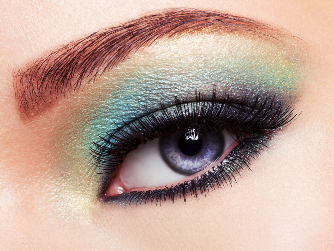 Best eyeshadow for blue eyes over 50