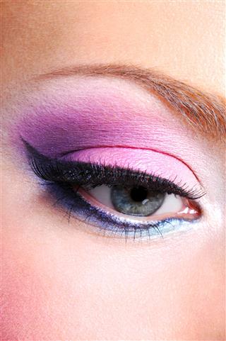 Fashion Makeup Of Female Eye