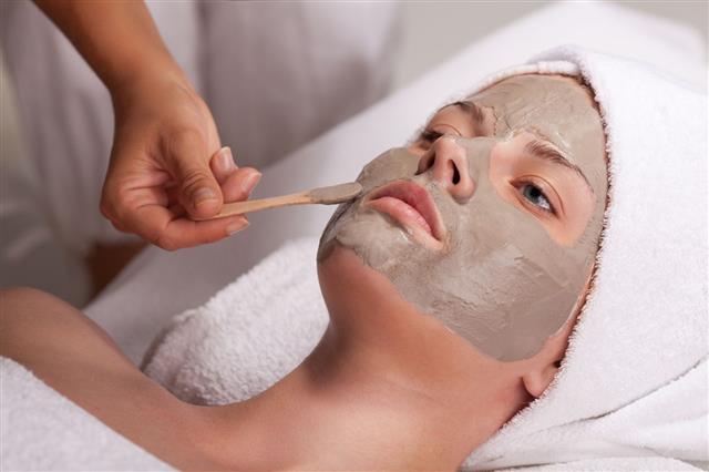 Beauty Spa Treatment With Mud