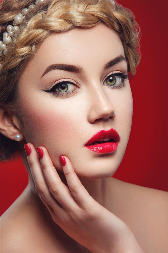 Girl With Red Lips